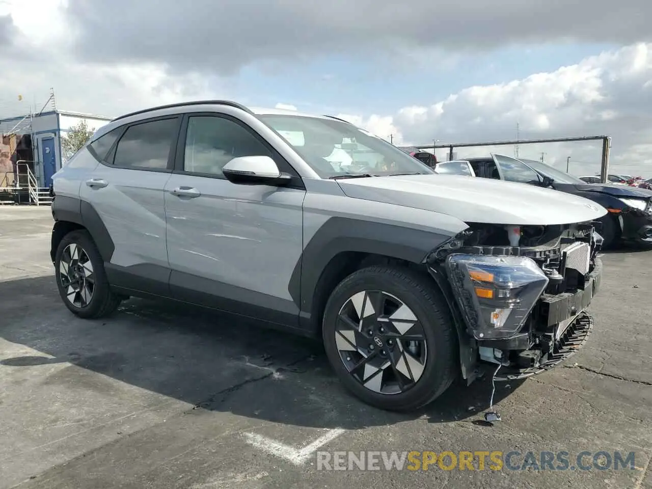 4 Photograph of a damaged car KM8HB3AB4RU118973 HYUNDAI KONA 2024