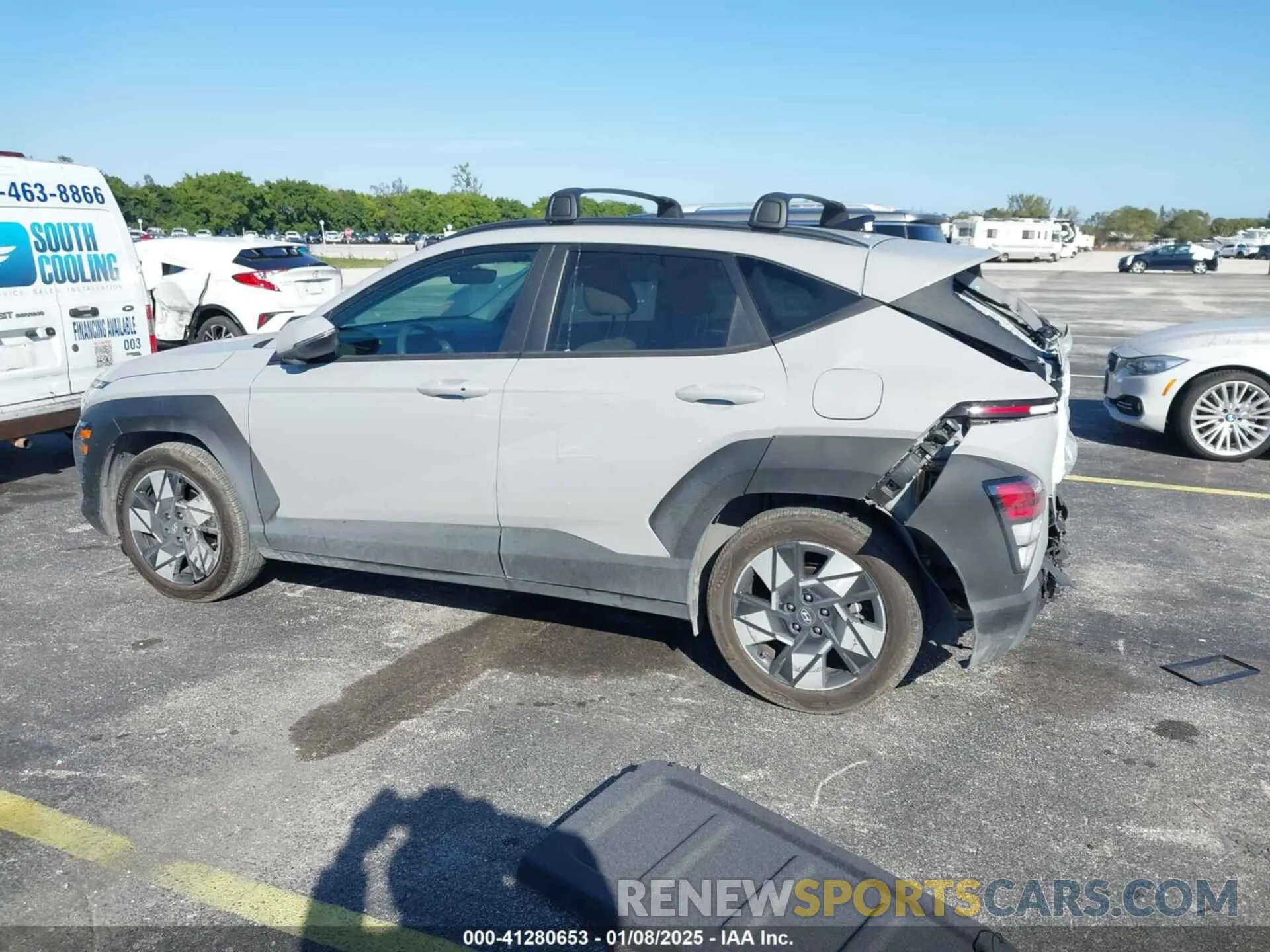 14 Photograph of a damaged car KM8HB3AB4RU137040 HYUNDAI KONA 2024