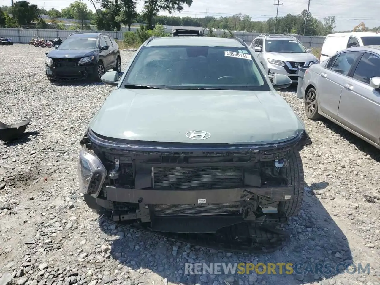 5 Photograph of a damaged car KM8HB3AB5RU087104 HYUNDAI KONA 2024