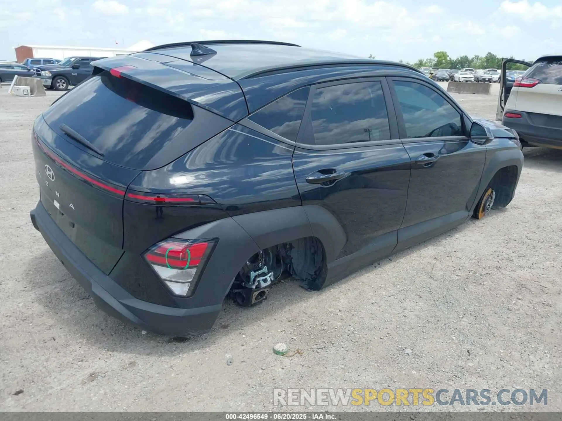 4 Photograph of a damaged car KM8HB3AB5RU111451 HYUNDAI KONA 2024