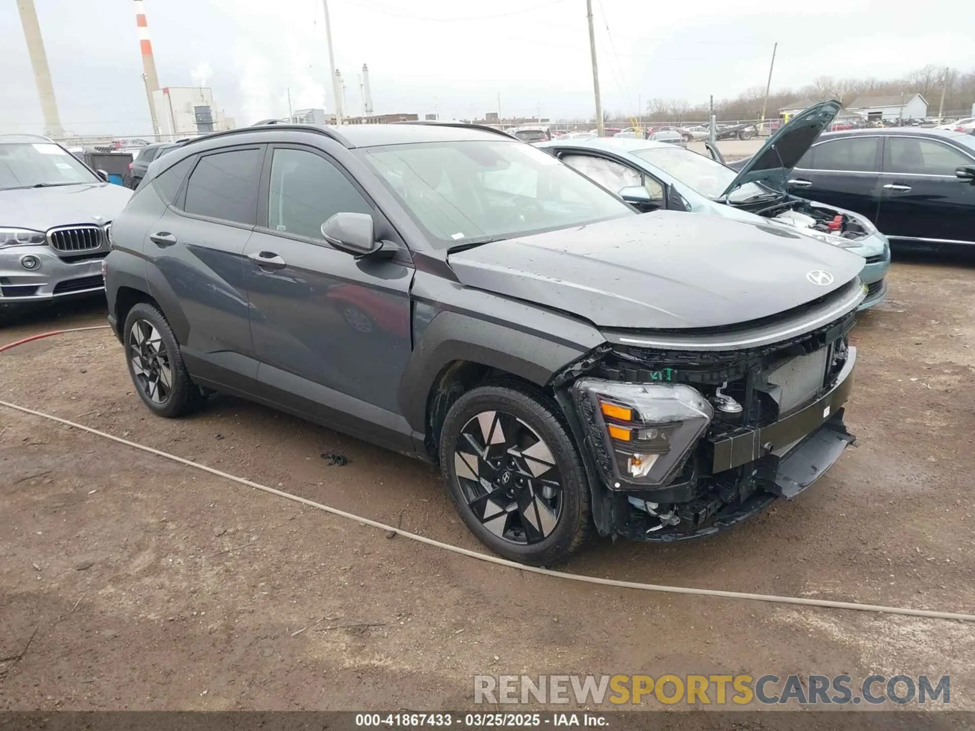 1 Photograph of a damaged car KM8HB3AB5RU135264 HYUNDAI KONA 2024