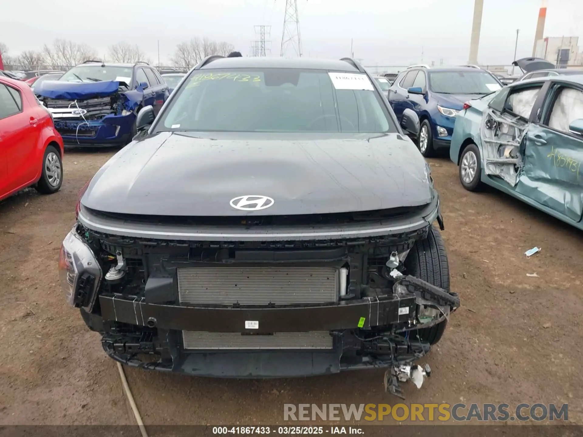 13 Photograph of a damaged car KM8HB3AB5RU135264 HYUNDAI KONA 2024