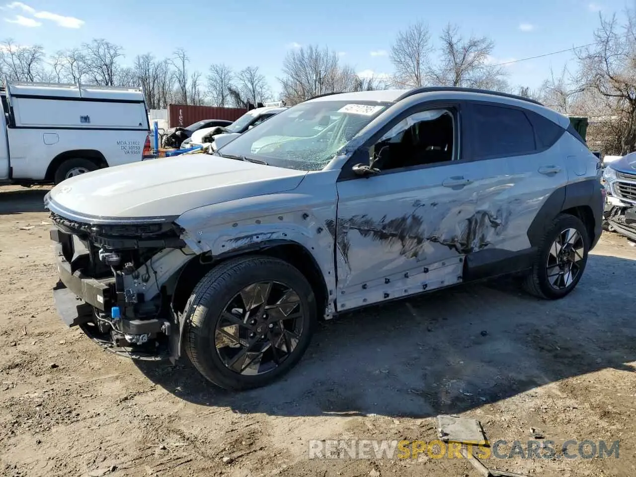1 Photograph of a damaged car KM8HB3AB6RU065130 HYUNDAI KONA 2024