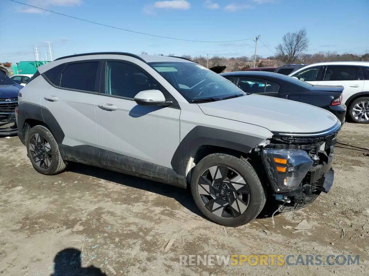 4 Photograph of a damaged car KM8HB3AB6RU065130 HYUNDAI KONA 2024
