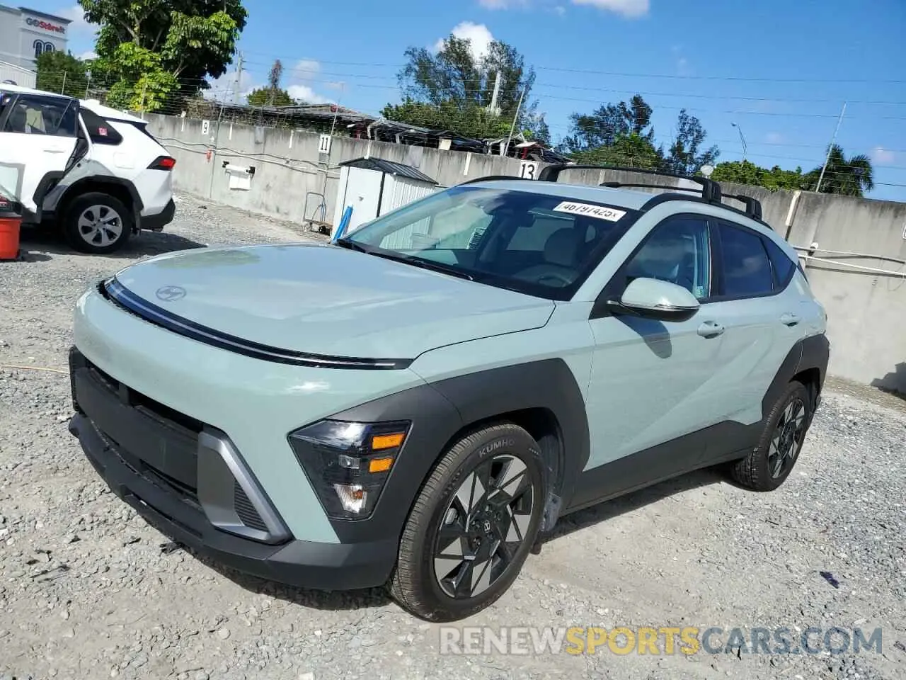 1 Photograph of a damaged car KM8HB3AB6RU116237 HYUNDAI KONA 2024