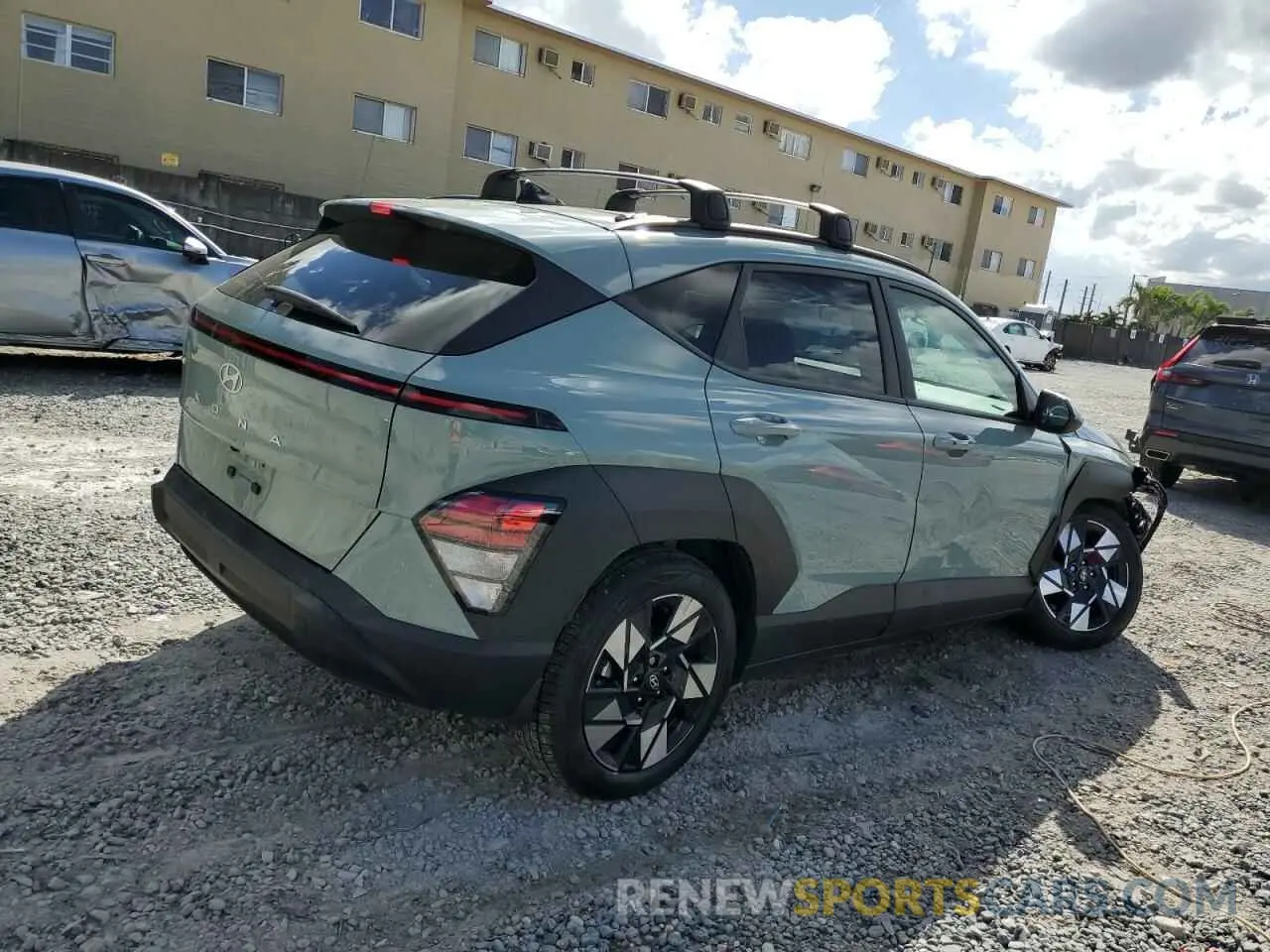 3 Photograph of a damaged car KM8HB3AB6RU116237 HYUNDAI KONA 2024
