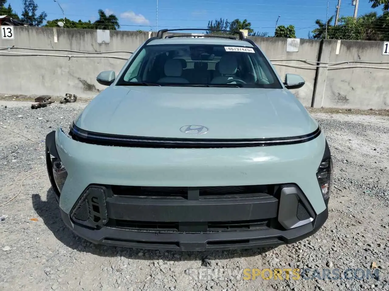 5 Photograph of a damaged car KM8HB3AB6RU116237 HYUNDAI KONA 2024