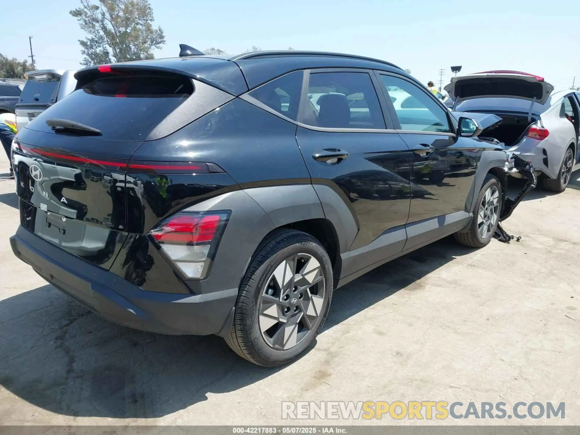 4 Photograph of a damaged car KM8HB3AB6RU162442 HYUNDAI KONA 2024