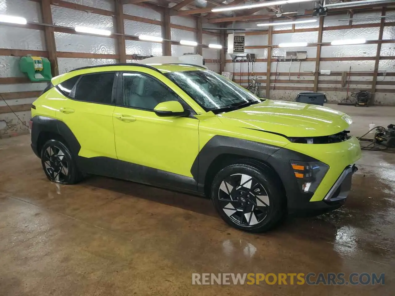 4 Photograph of a damaged car KM8HB3AB6RU183355 HYUNDAI KONA 2024