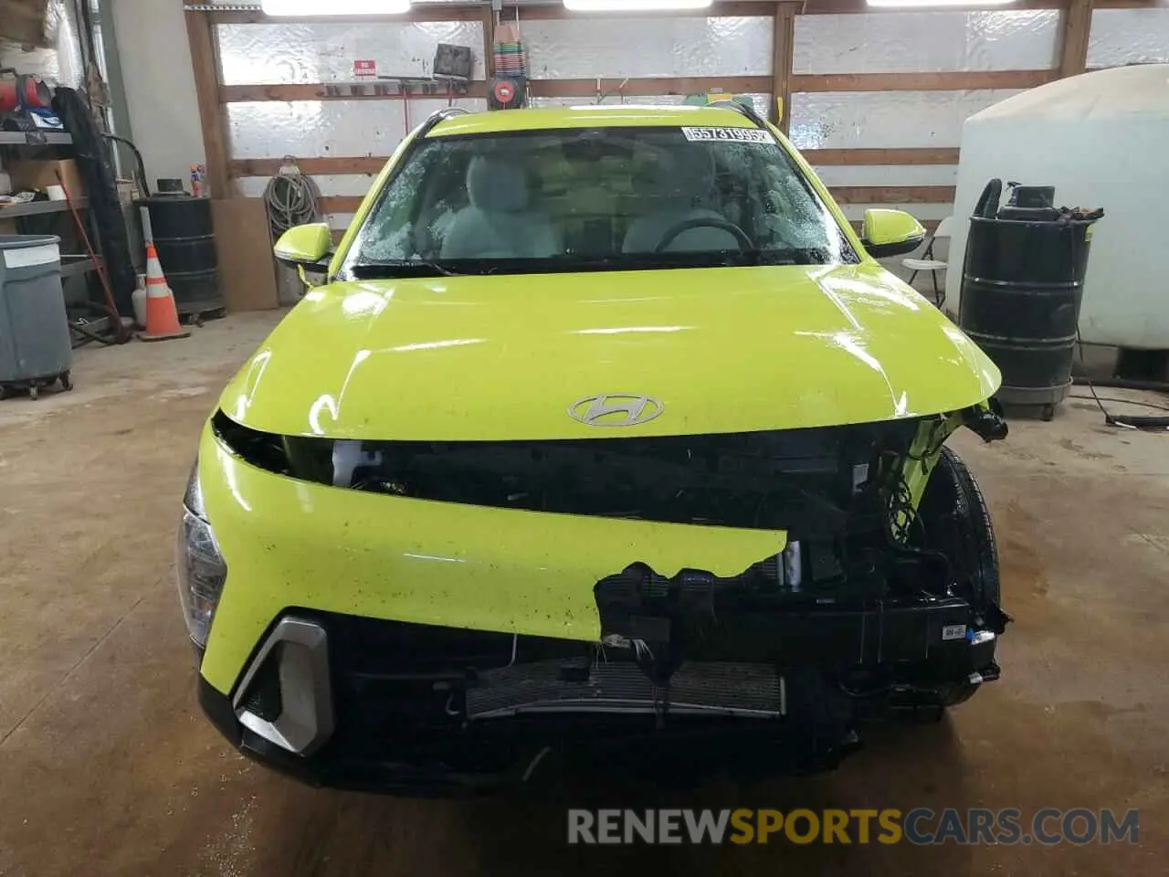 5 Photograph of a damaged car KM8HB3AB6RU183355 HYUNDAI KONA 2024