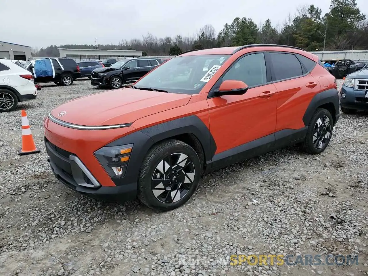 1 Photograph of a damaged car KM8HB3AB7RU052676 HYUNDAI KONA 2024