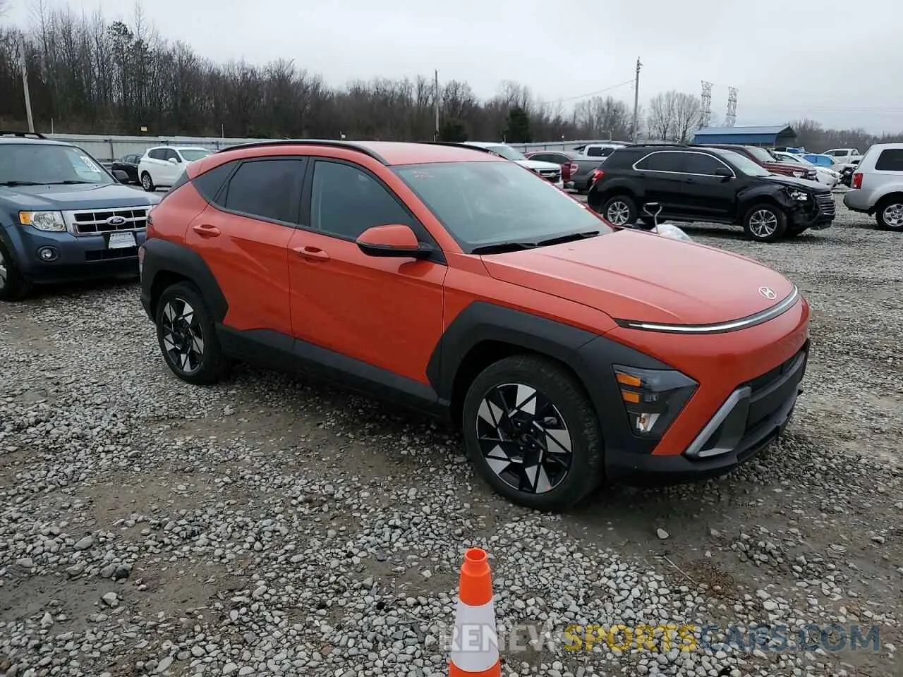 4 Photograph of a damaged car KM8HB3AB7RU052676 HYUNDAI KONA 2024