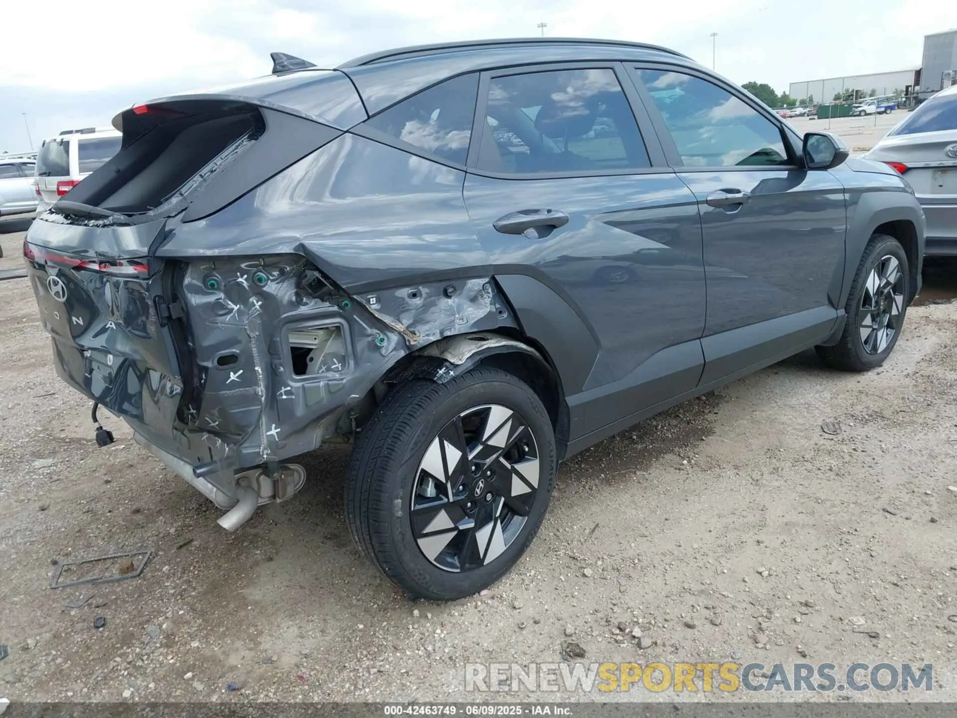 4 Photograph of a damaged car KM8HB3AB7RU054136 HYUNDAI KONA 2024