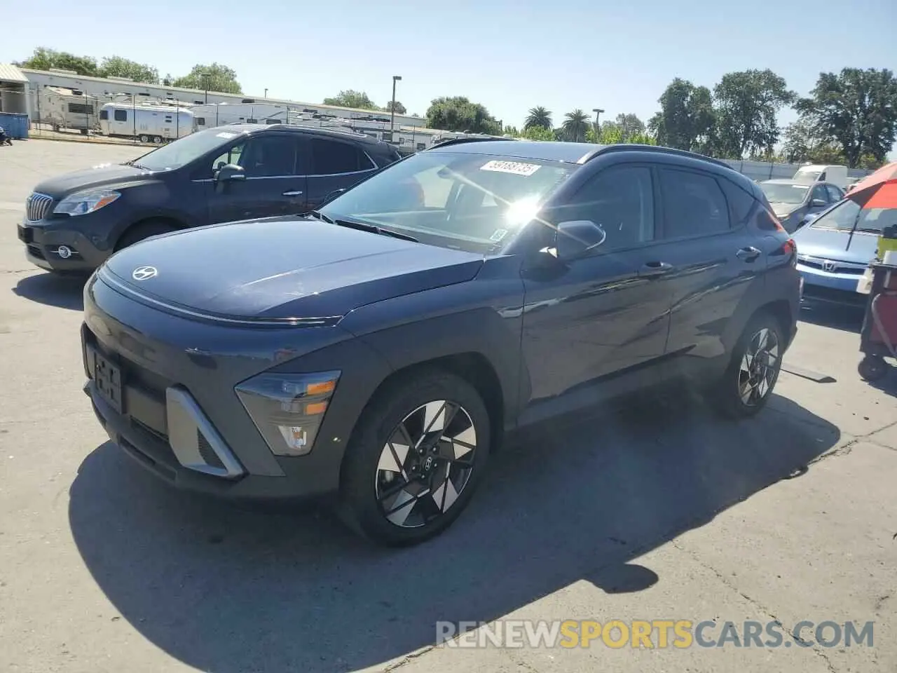 1 Photograph of a damaged car KM8HB3AB7RU077531 HYUNDAI KONA 2024