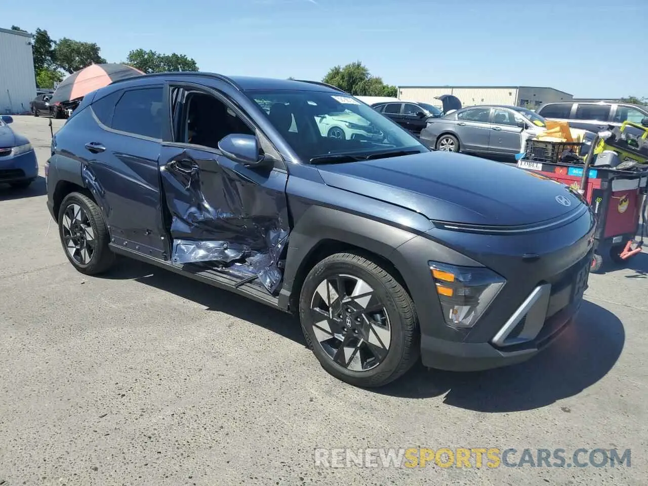 4 Photograph of a damaged car KM8HB3AB7RU077531 HYUNDAI KONA 2024