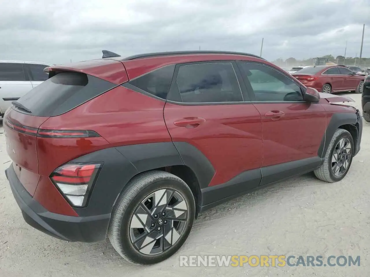 3 Photograph of a damaged car KM8HB3AB7RU104064 HYUNDAI KONA 2024