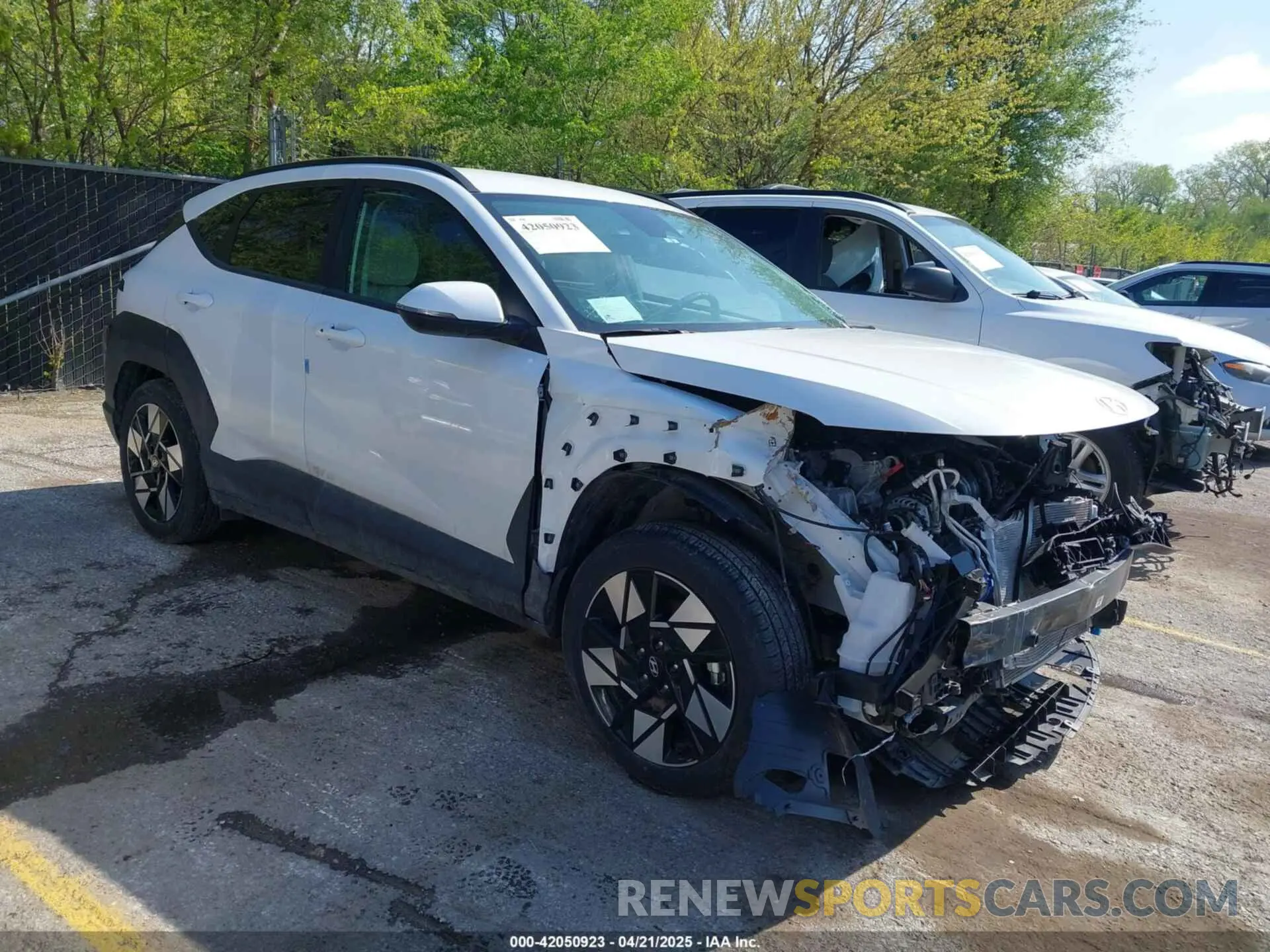 1 Photograph of a damaged car KM8HB3AB7RU147464 HYUNDAI KONA 2024