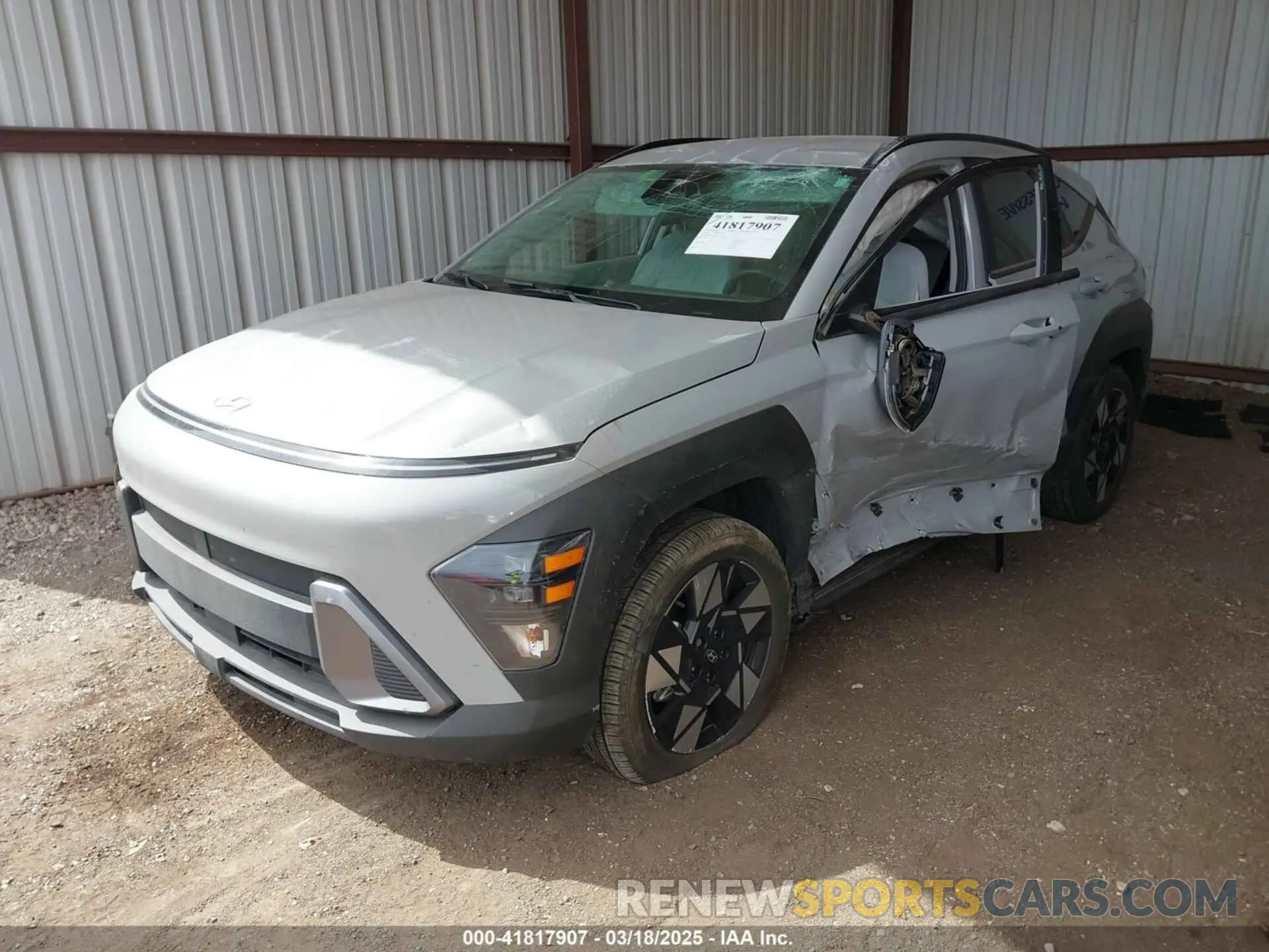 2 Photograph of a damaged car KM8HB3AB7RU178360 HYUNDAI KONA 2024