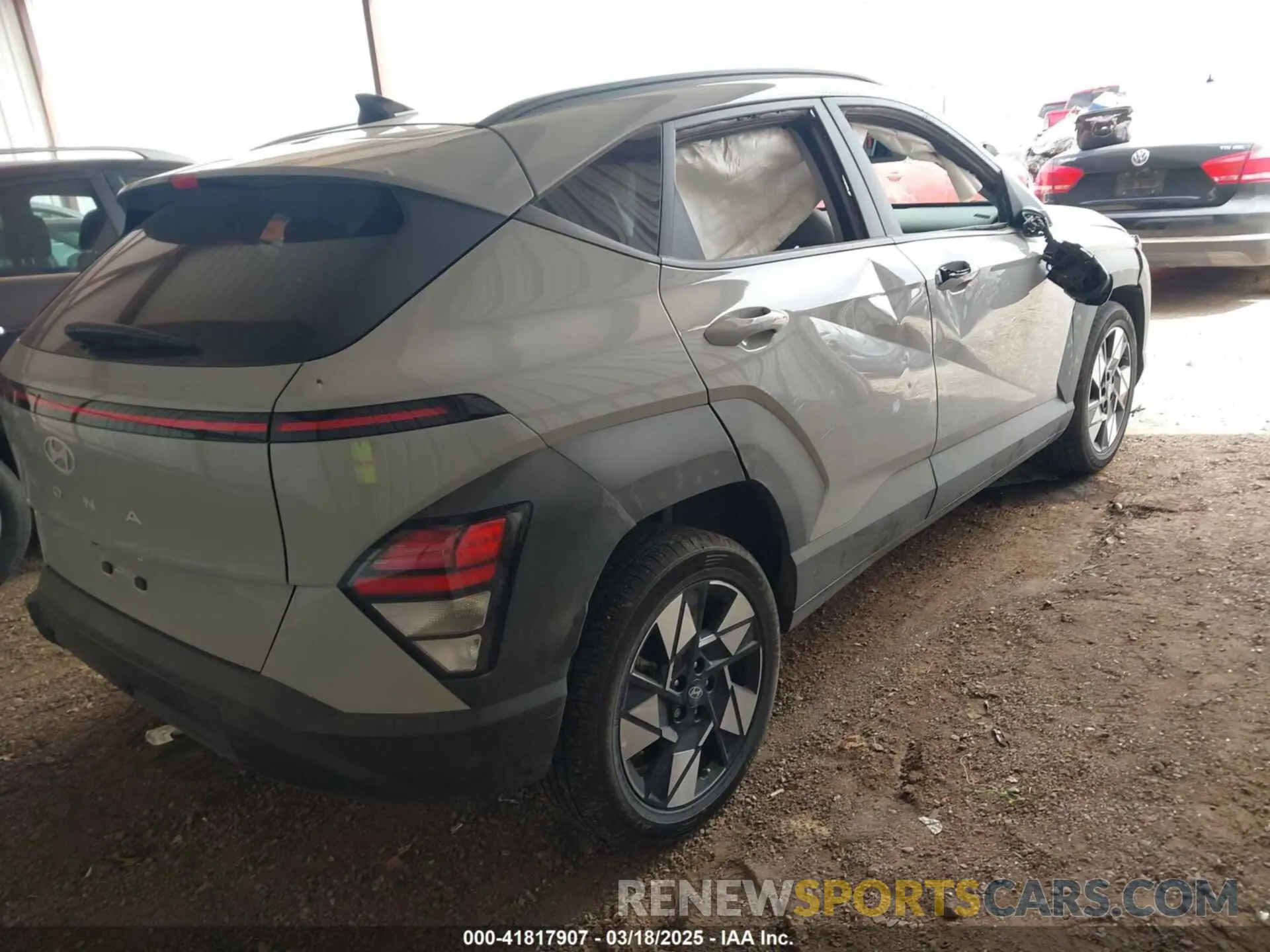 4 Photograph of a damaged car KM8HB3AB7RU178360 HYUNDAI KONA 2024