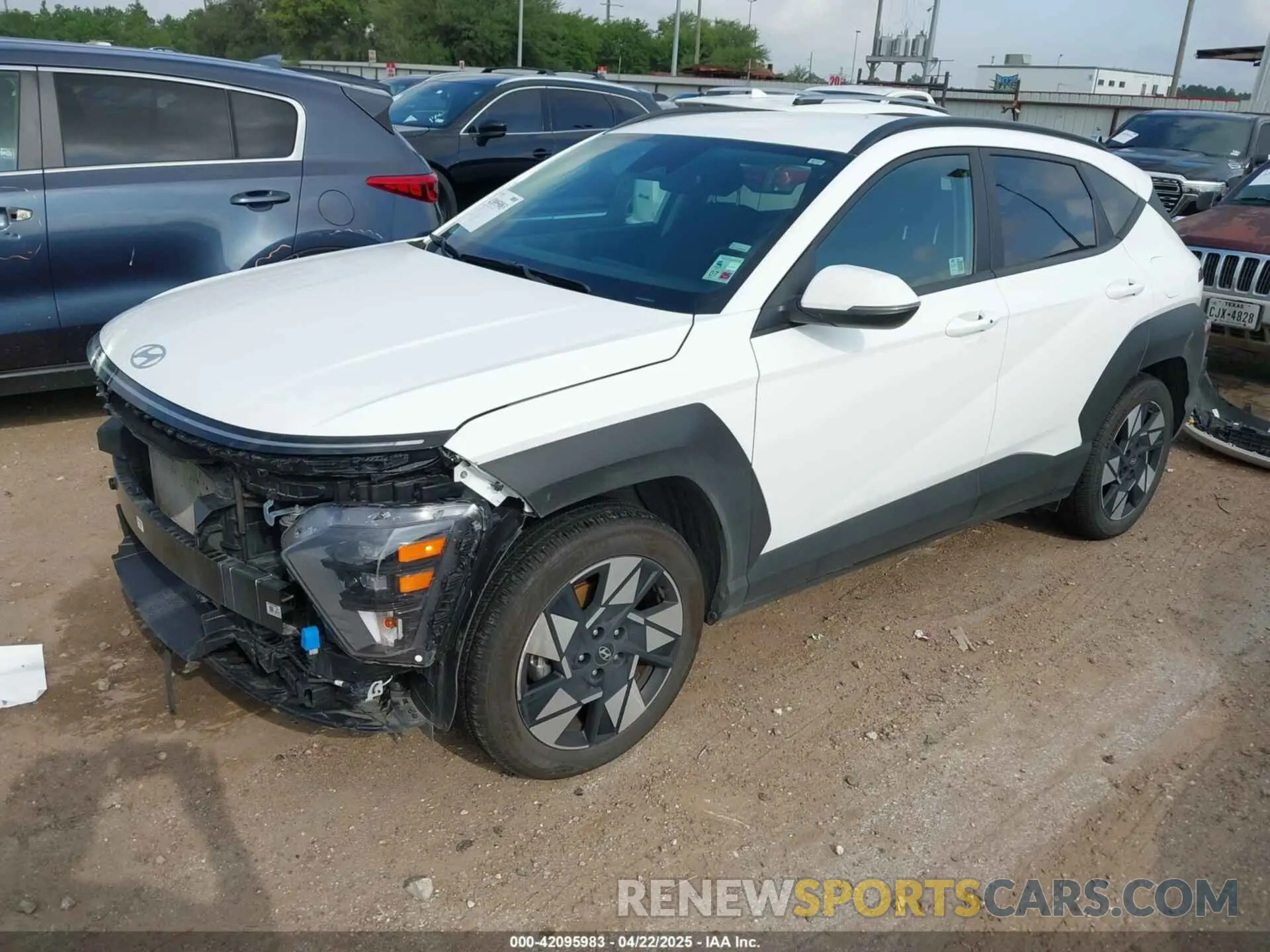 2 Photograph of a damaged car KM8HB3AB7RU181713 HYUNDAI KONA 2024