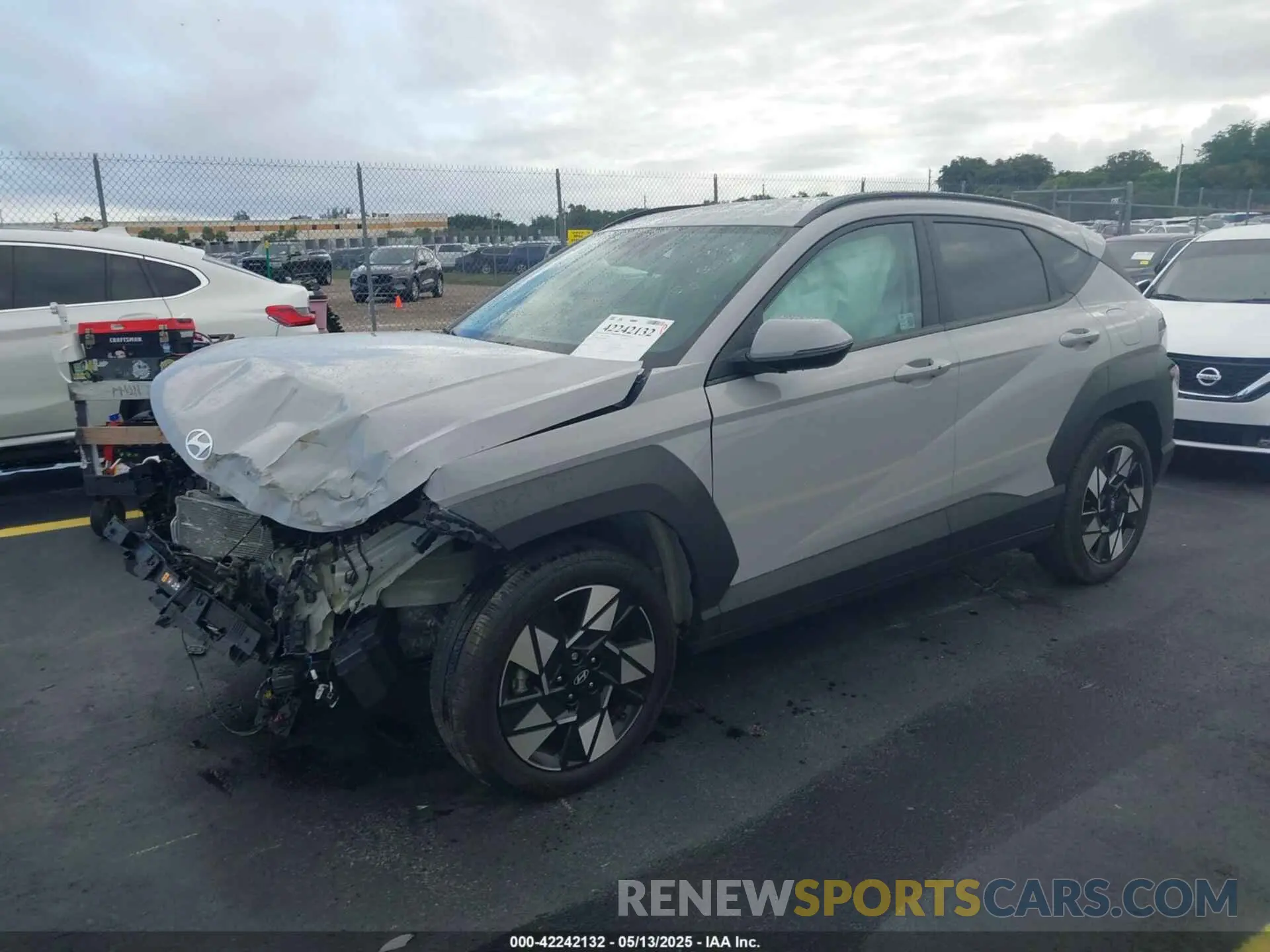 2 Photograph of a damaged car KM8HB3AB8RU056459 HYUNDAI KONA 2024