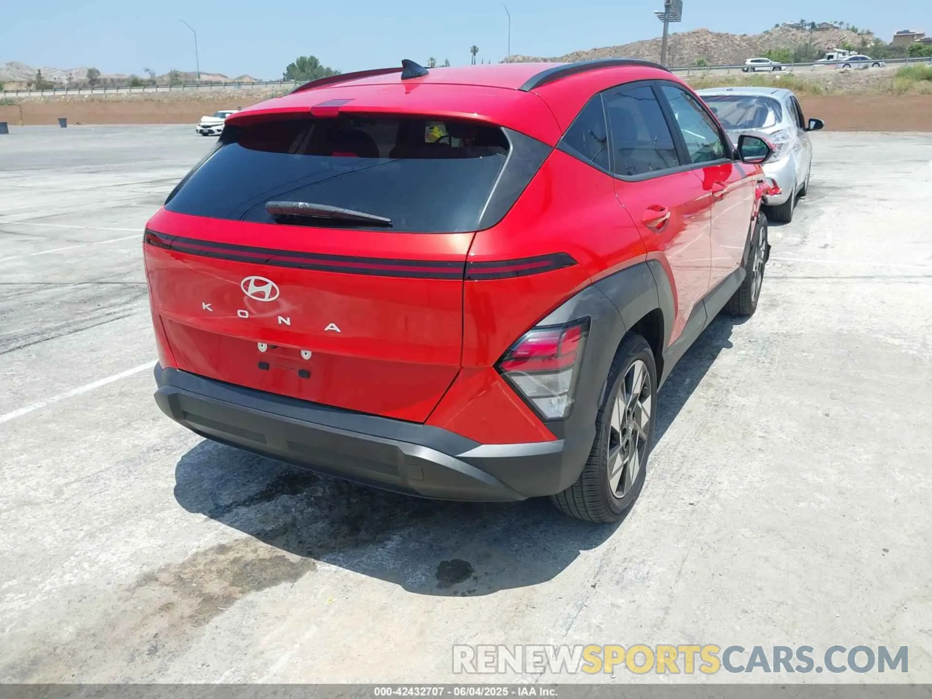 4 Photograph of a damaged car KM8HB3AB8RU095892 HYUNDAI KONA 2024