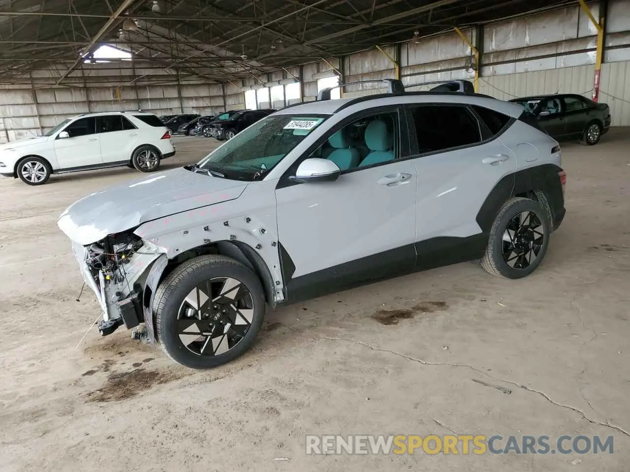 1 Photograph of a damaged car KM8HB3AB8RU166766 HYUNDAI KONA 2024