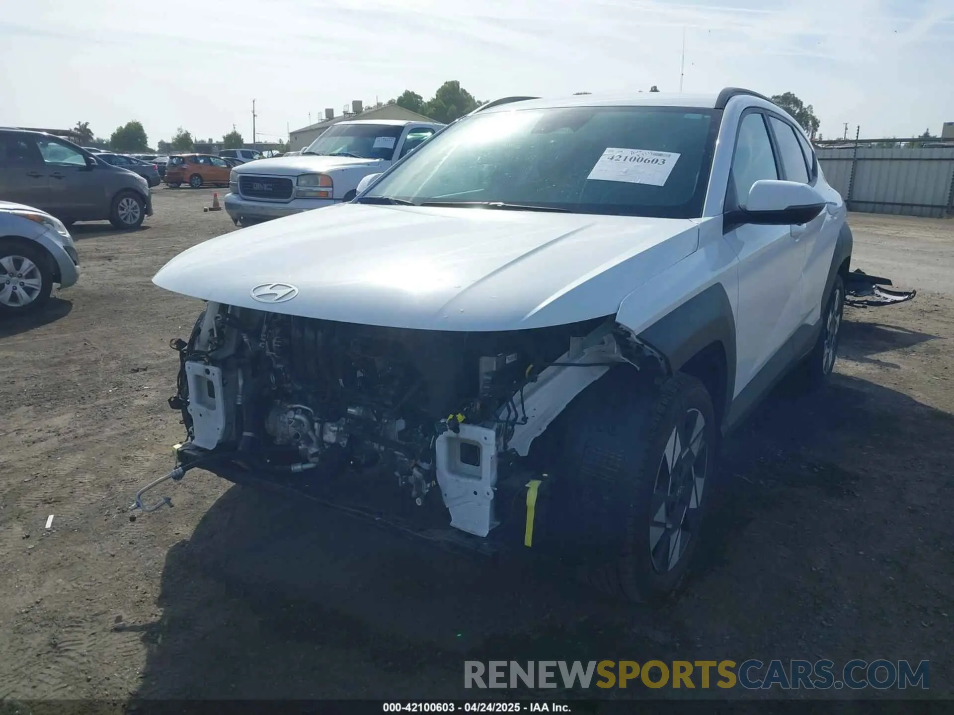 2 Photograph of a damaged car KM8HB3AB8RU169294 HYUNDAI KONA 2024