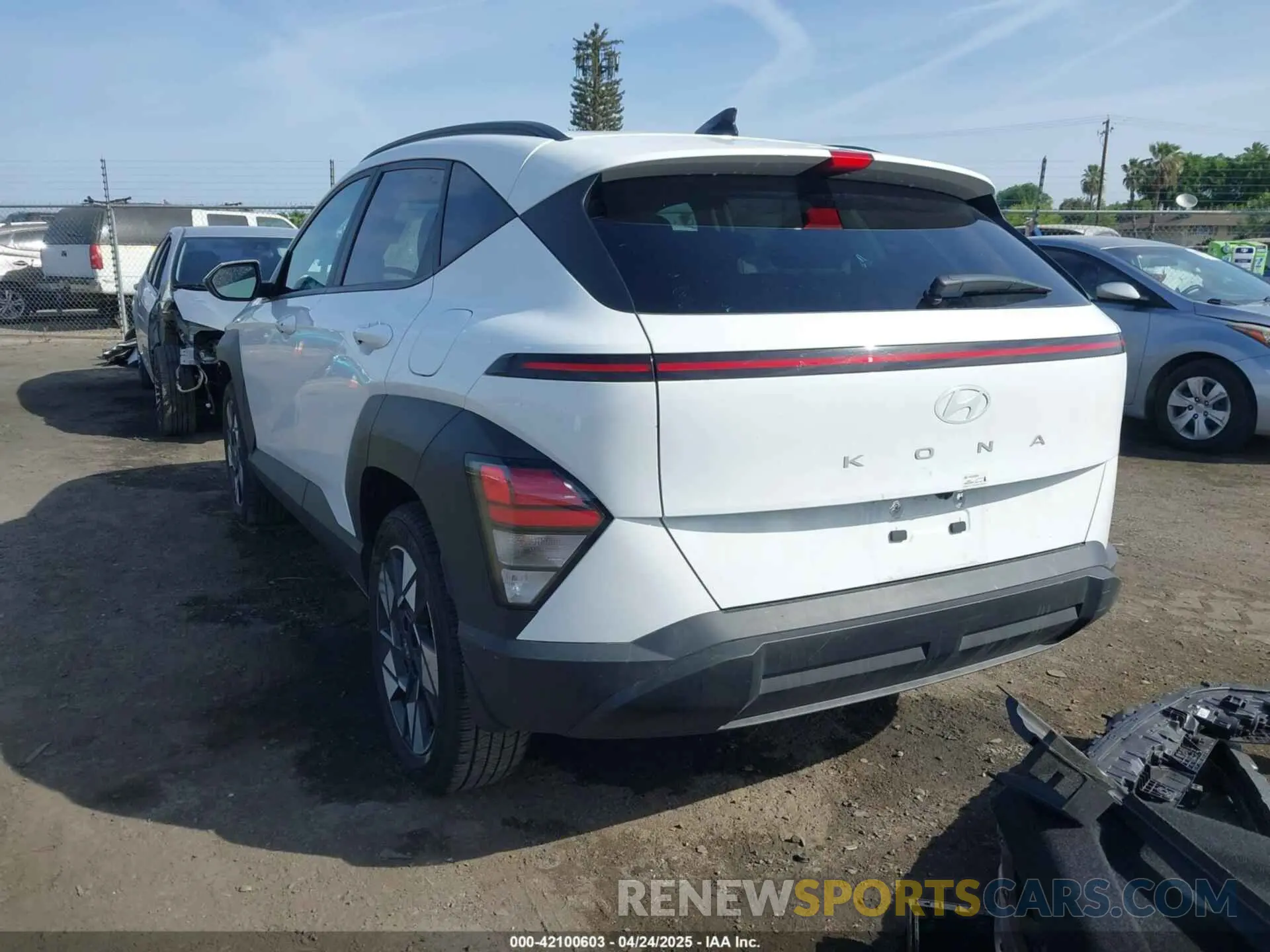 3 Photograph of a damaged car KM8HB3AB8RU169294 HYUNDAI KONA 2024