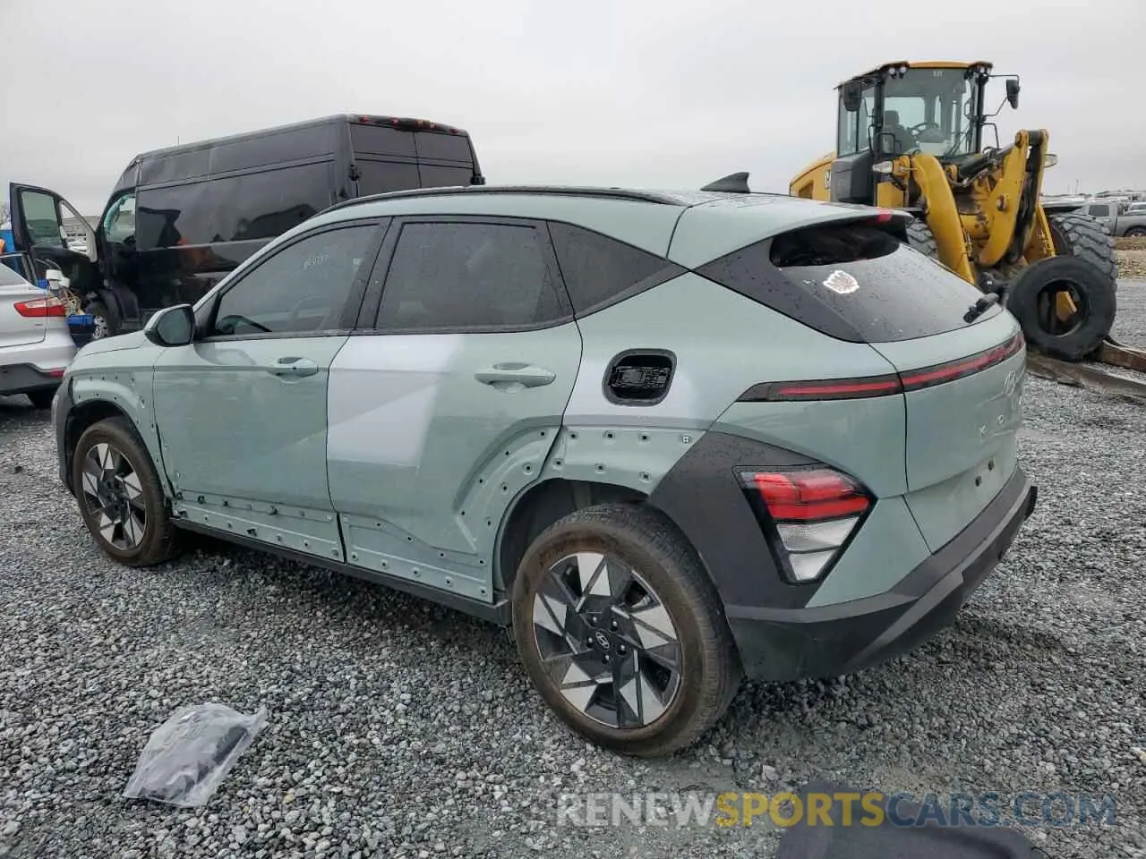 2 Photograph of a damaged car KM8HB3AB9RU038648 HYUNDAI KONA 2024