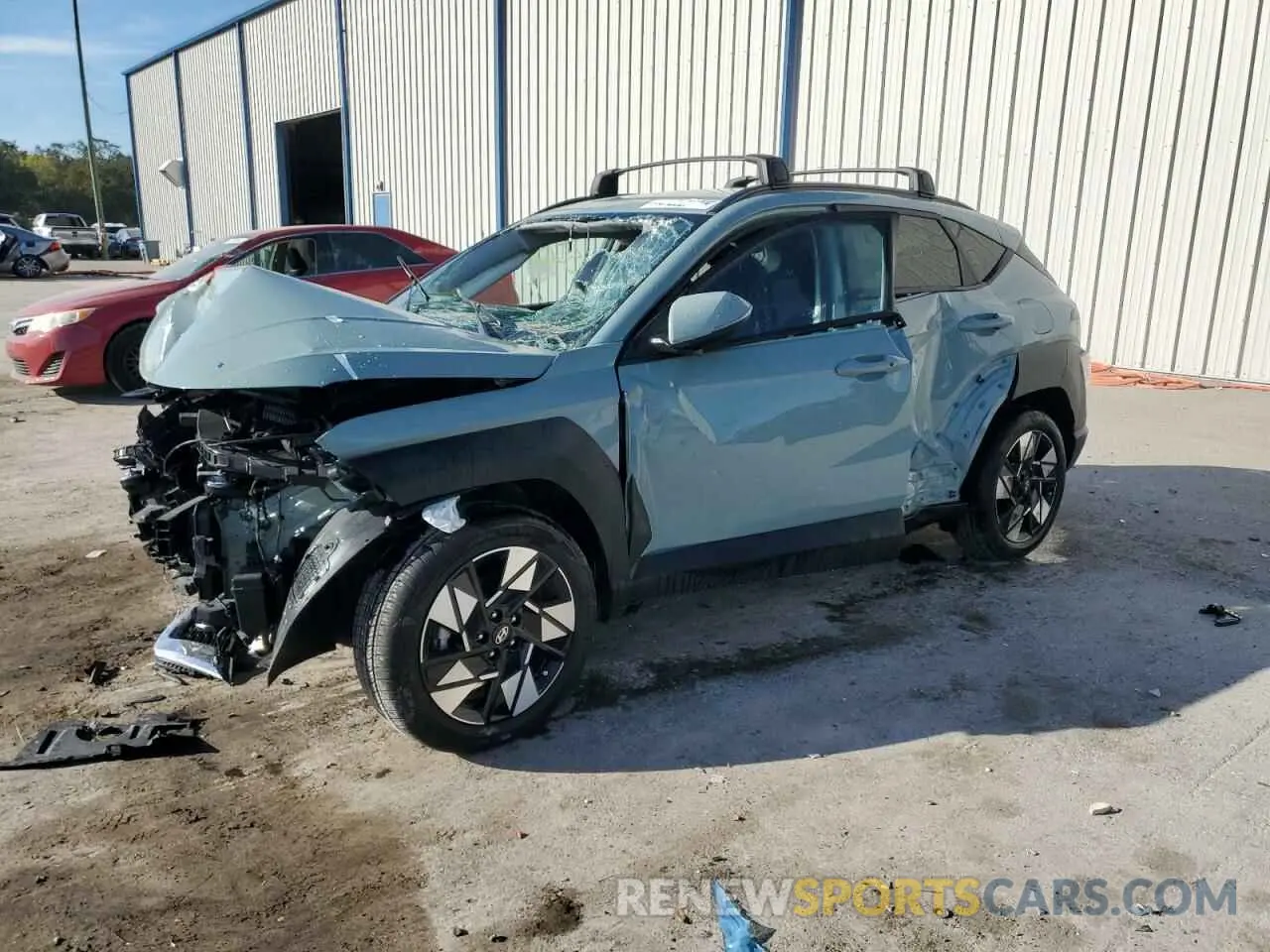 1 Photograph of a damaged car KM8HB3AB9RU059290 HYUNDAI KONA 2024