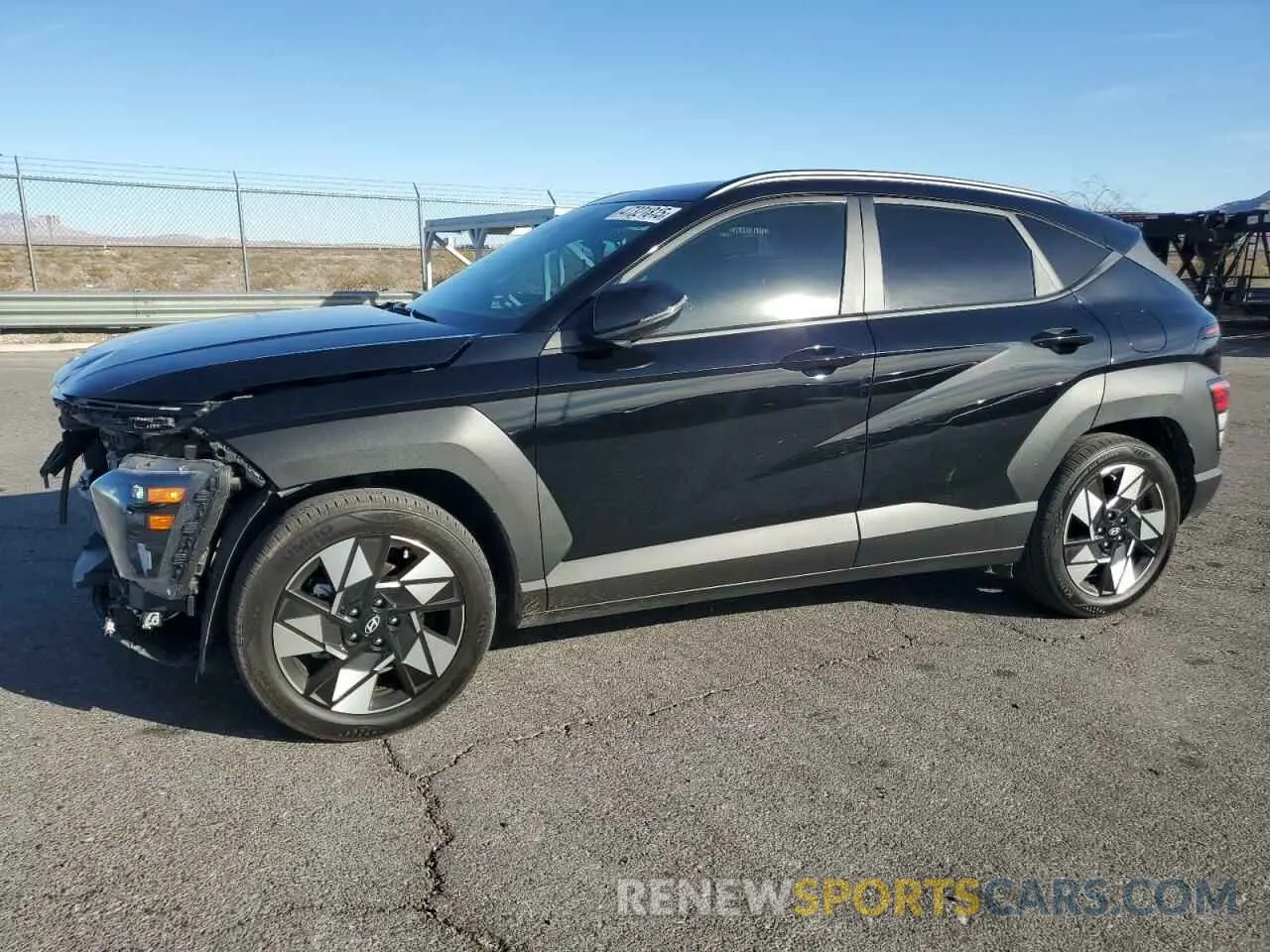 1 Photograph of a damaged car KM8HB3AB9RU069253 HYUNDAI KONA 2024