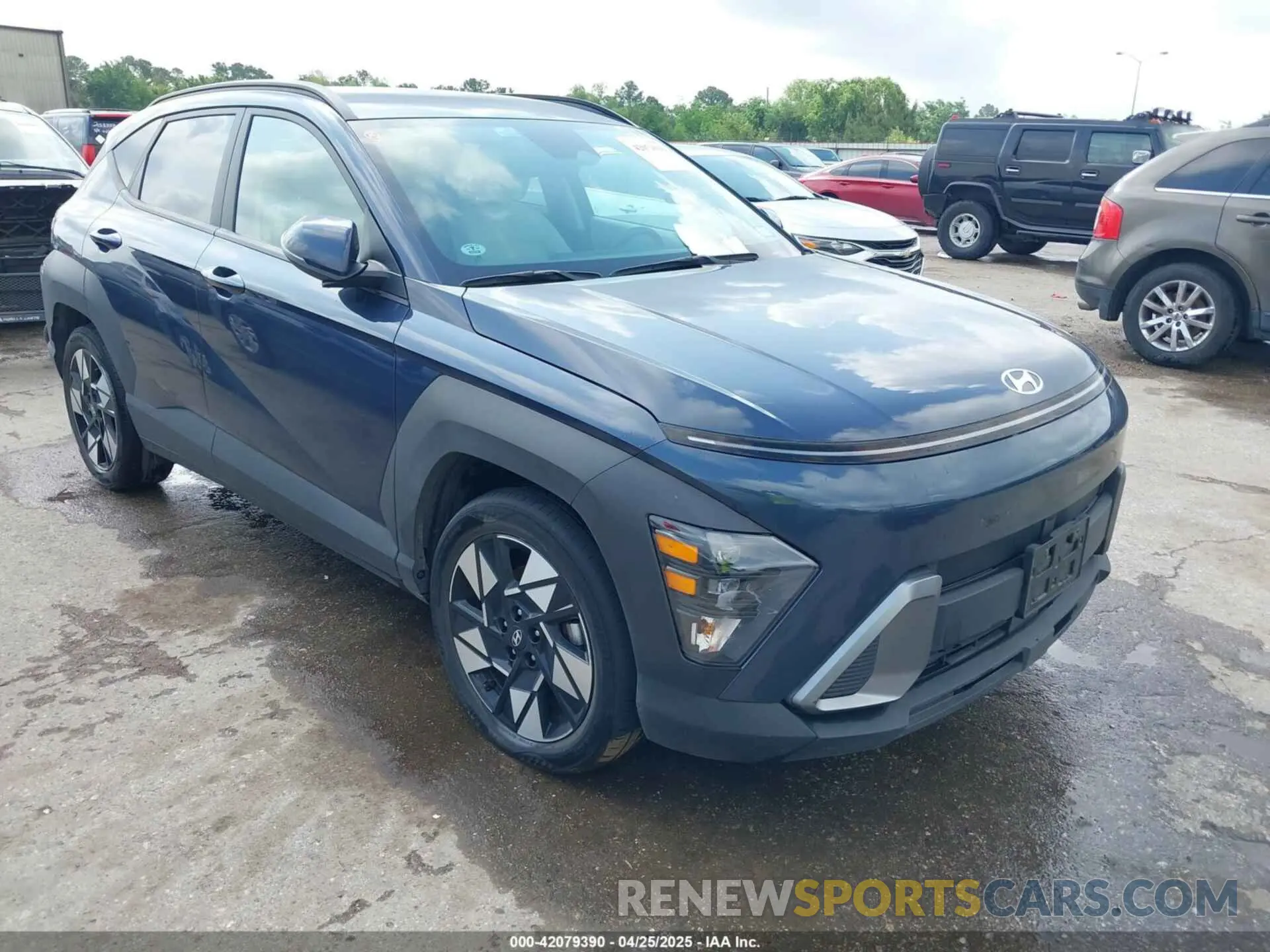 1 Photograph of a damaged car KM8HB3AB9RU086862 HYUNDAI KONA 2024
