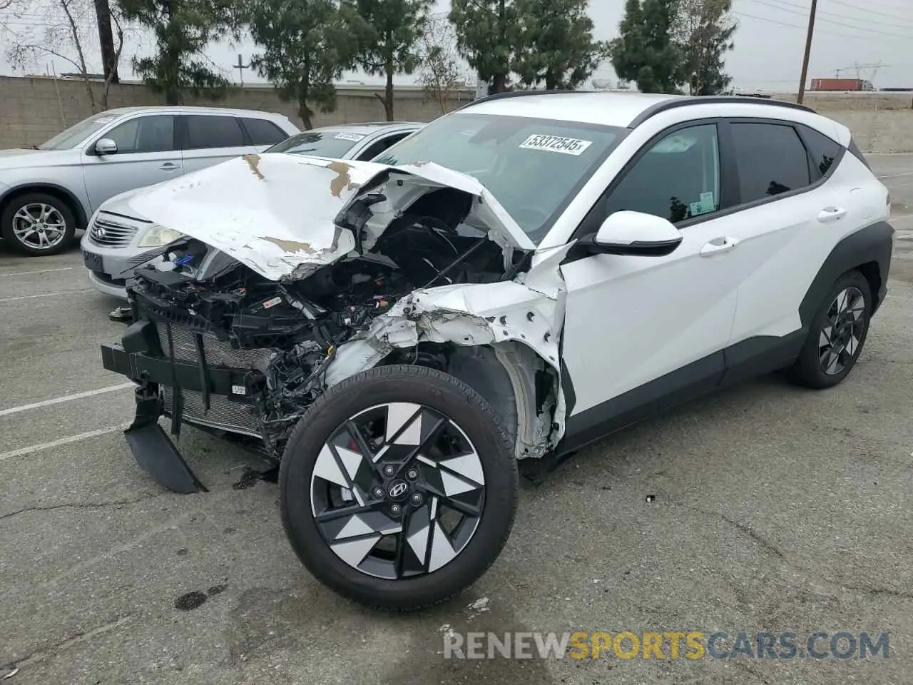 1 Photograph of a damaged car KM8HB3AB9RU097084 HYUNDAI KONA 2024