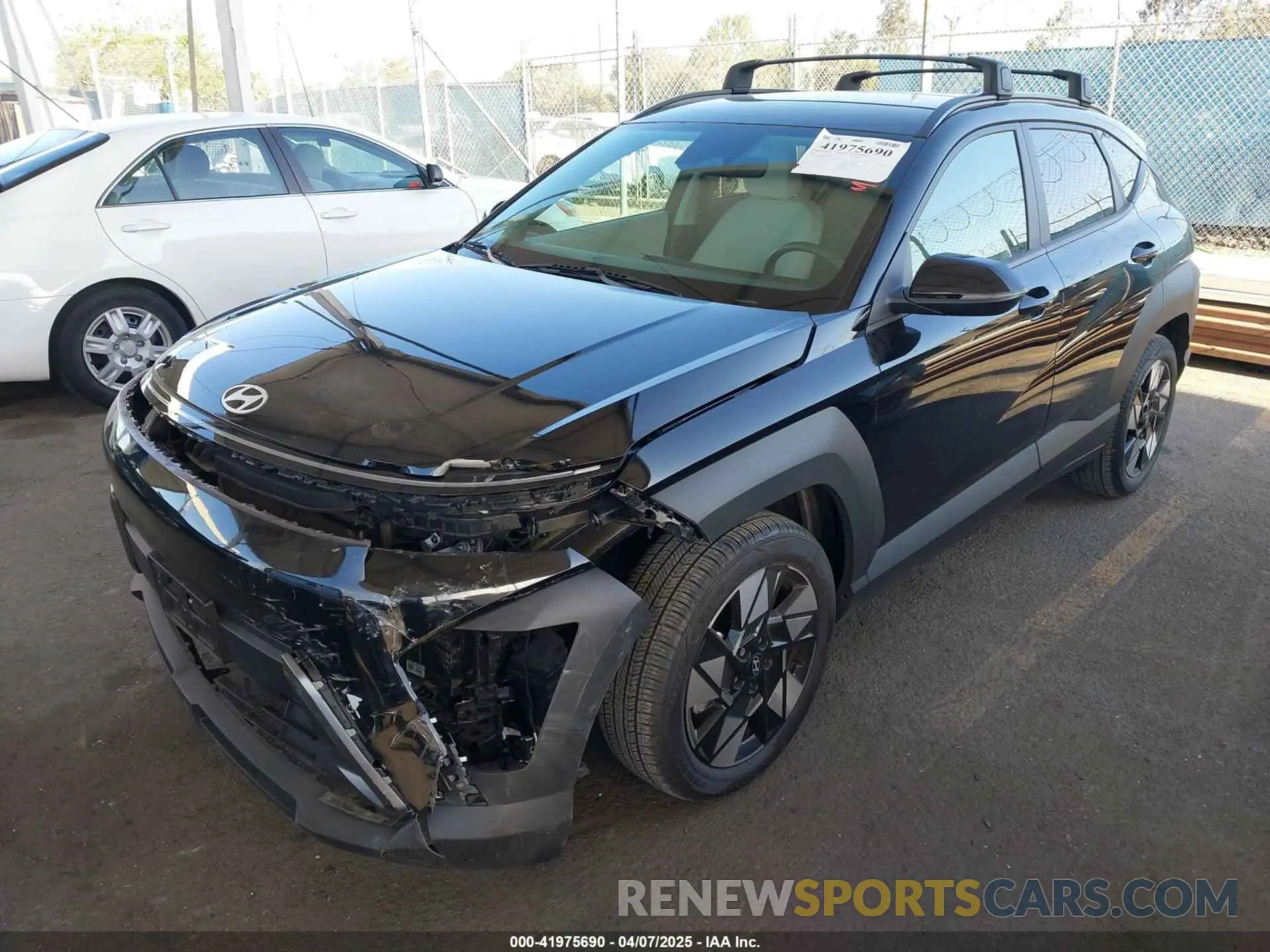 2 Photograph of a damaged car KM8HB3AB9RU117284 HYUNDAI KONA 2024