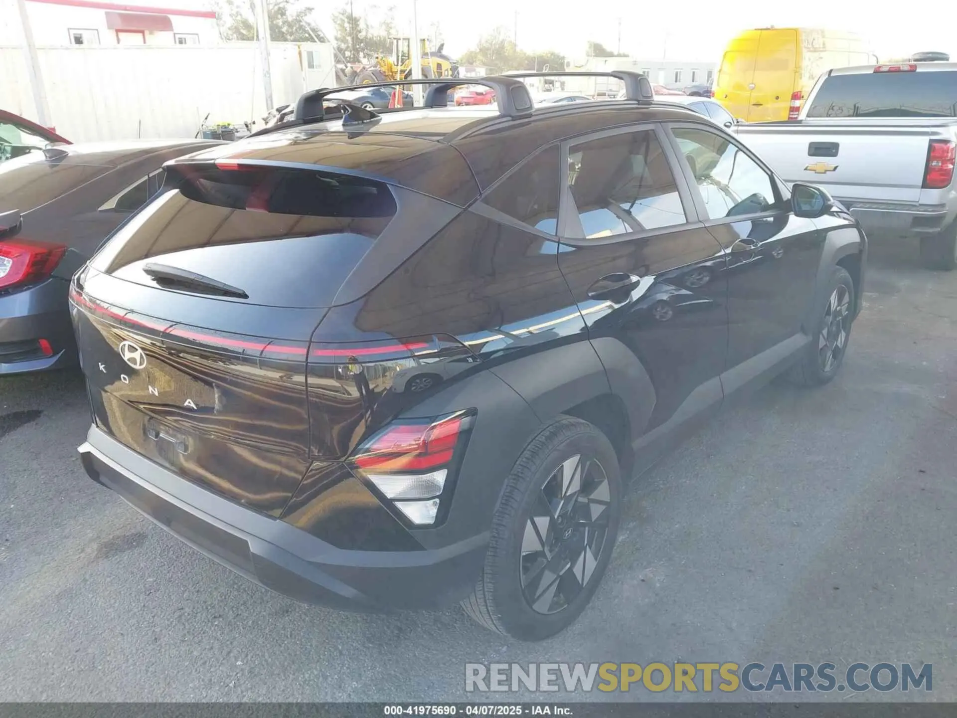 4 Photograph of a damaged car KM8HB3AB9RU117284 HYUNDAI KONA 2024