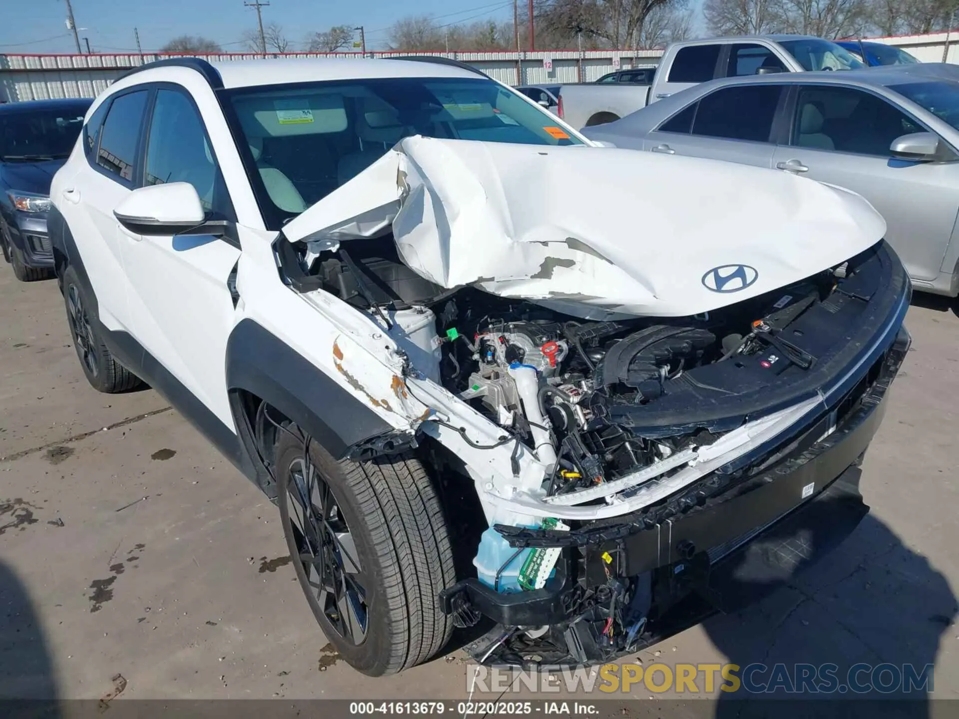 1 Photograph of a damaged car KM8HB3AB9RU130830 HYUNDAI KONA 2024