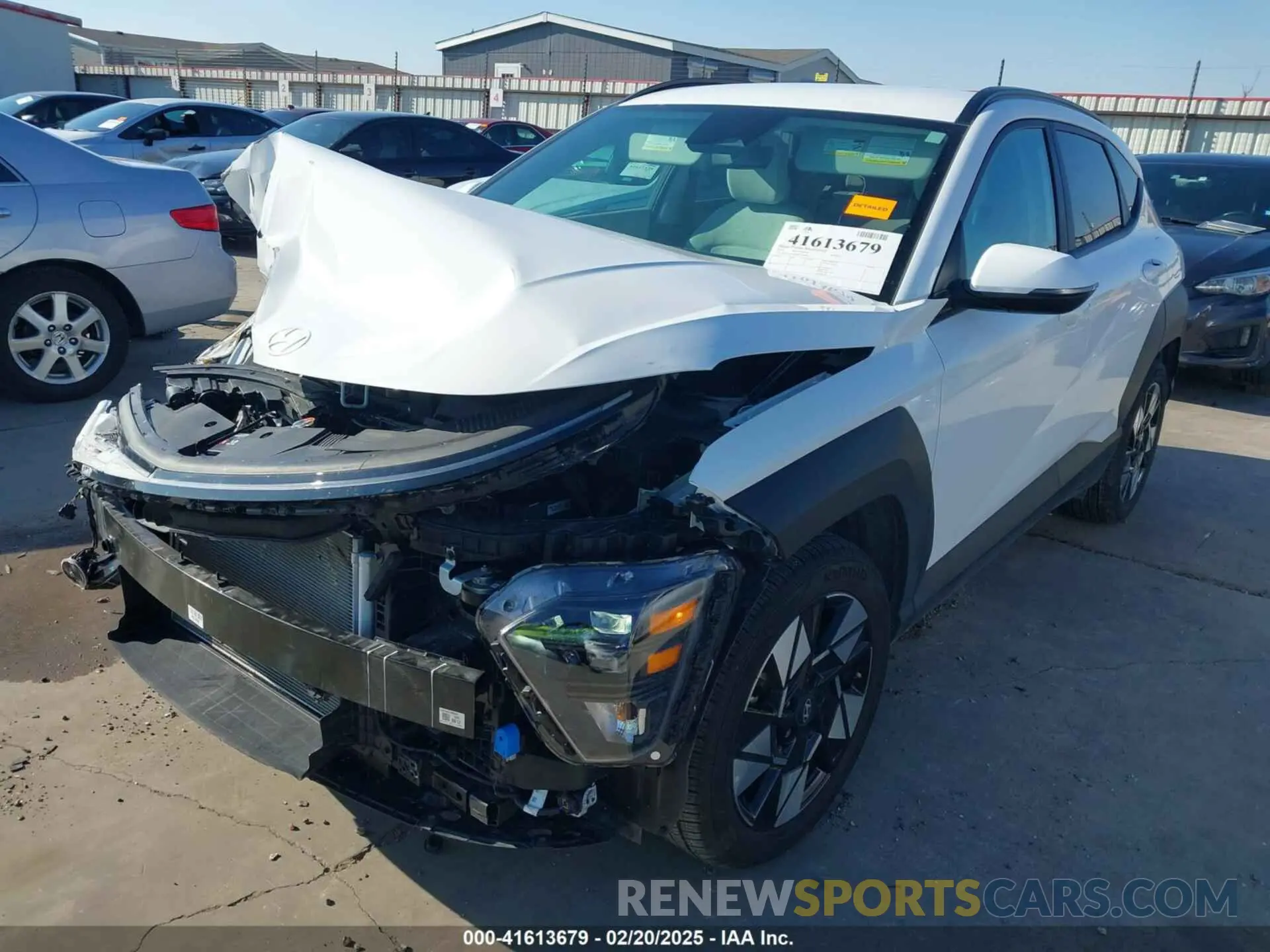 2 Photograph of a damaged car KM8HB3AB9RU130830 HYUNDAI KONA 2024