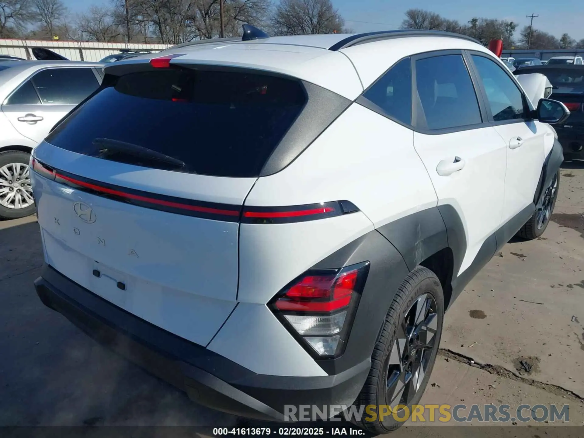 4 Photograph of a damaged car KM8HB3AB9RU130830 HYUNDAI KONA 2024