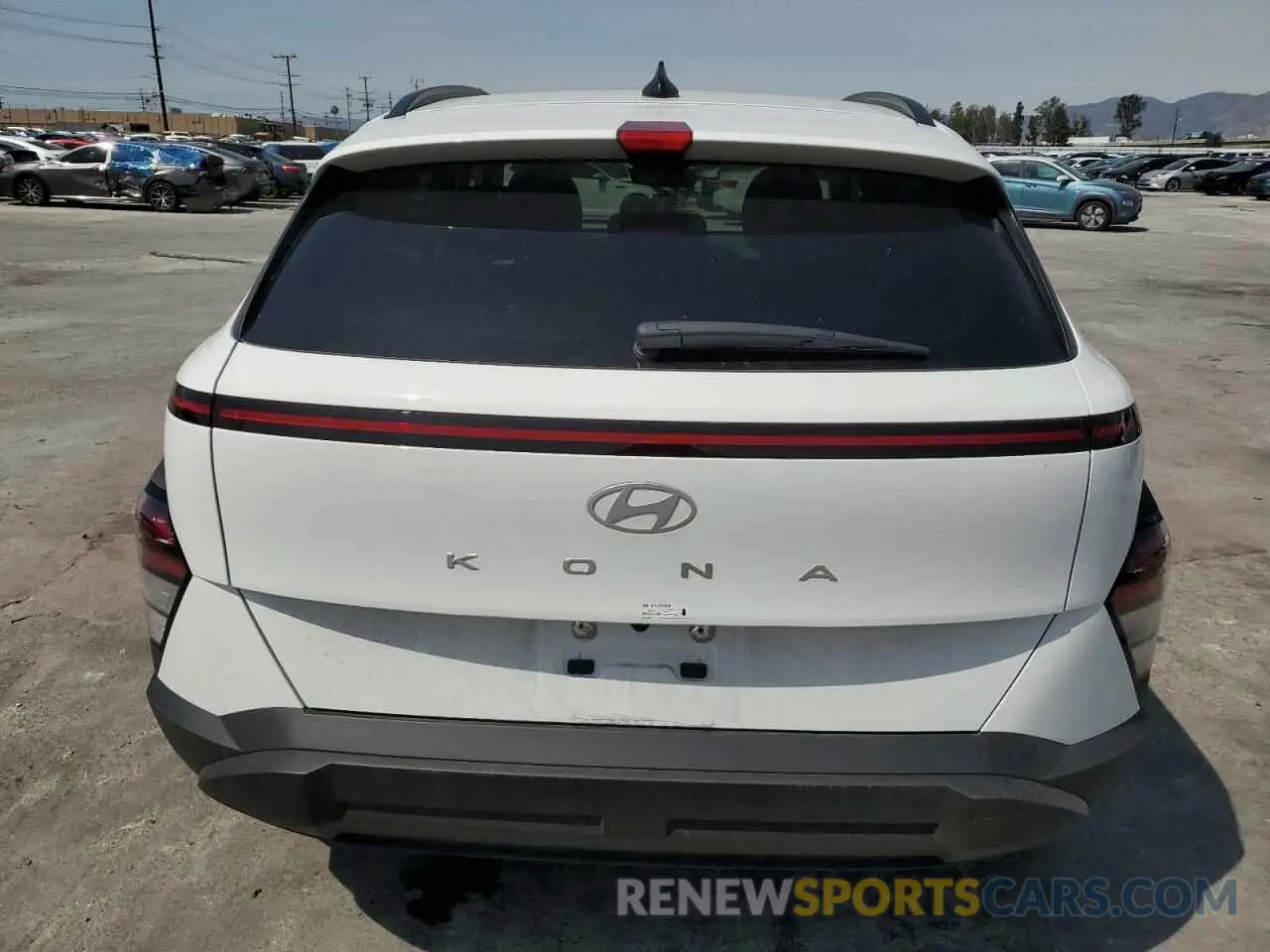 6 Photograph of a damaged car KM8HB3AB9RU166971 HYUNDAI KONA 2024