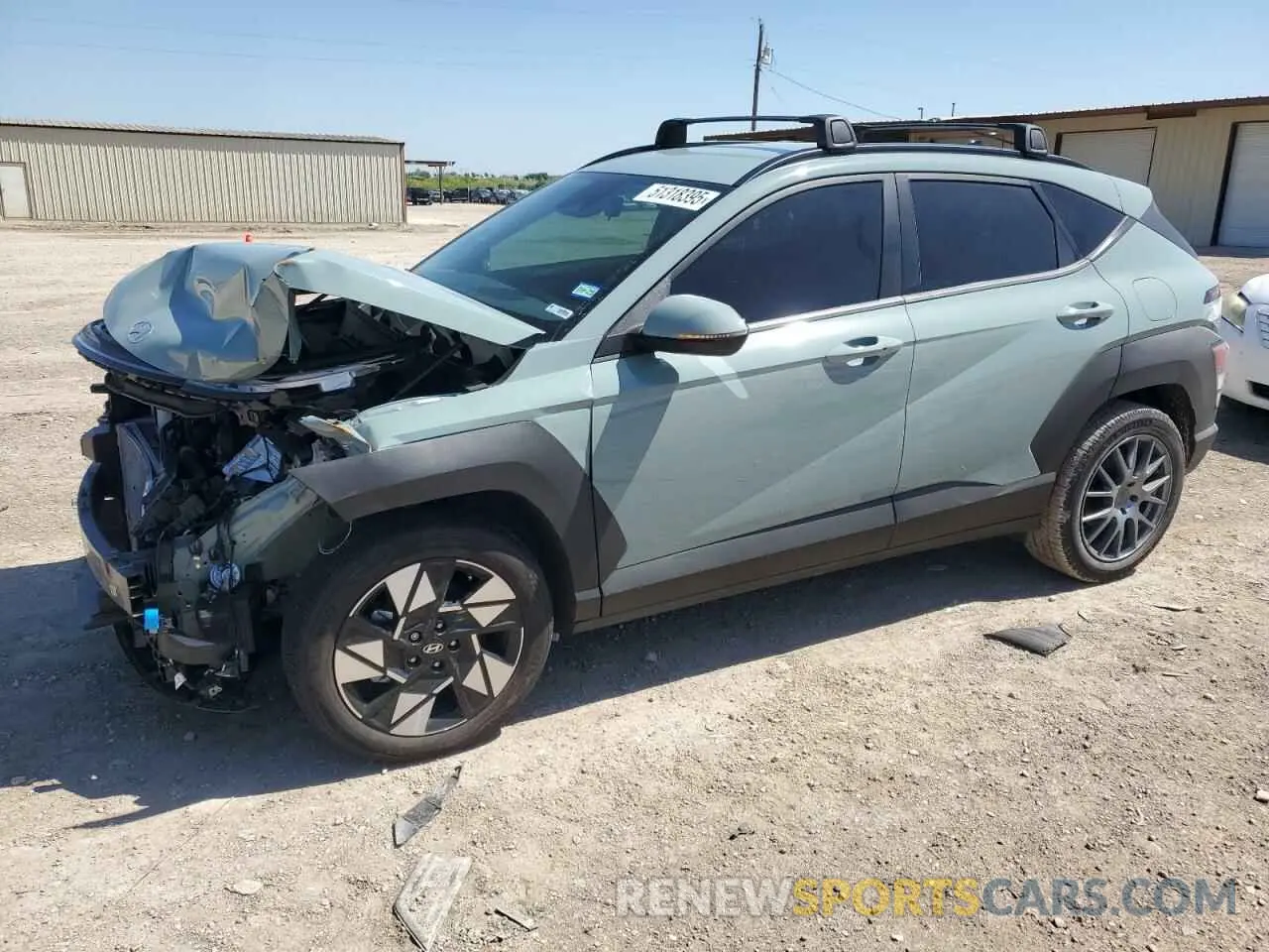 1 Photograph of a damaged car KM8HB3ABXRU056625 HYUNDAI KONA 2024
