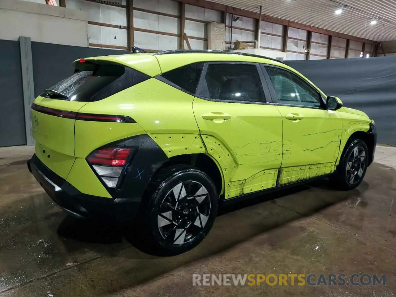 3 Photograph of a damaged car KM8HB3ABXRU067026 HYUNDAI KONA 2024