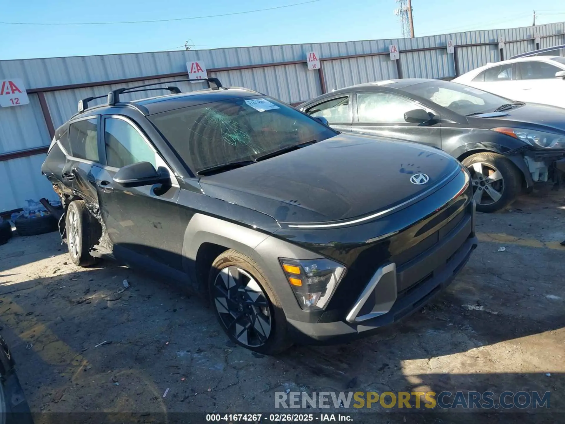 1 Photograph of a damaged car KM8HB3ABXRU081282 HYUNDAI KONA 2024