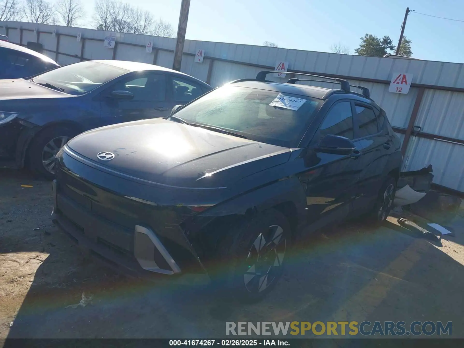 2 Photograph of a damaged car KM8HB3ABXRU081282 HYUNDAI KONA 2024