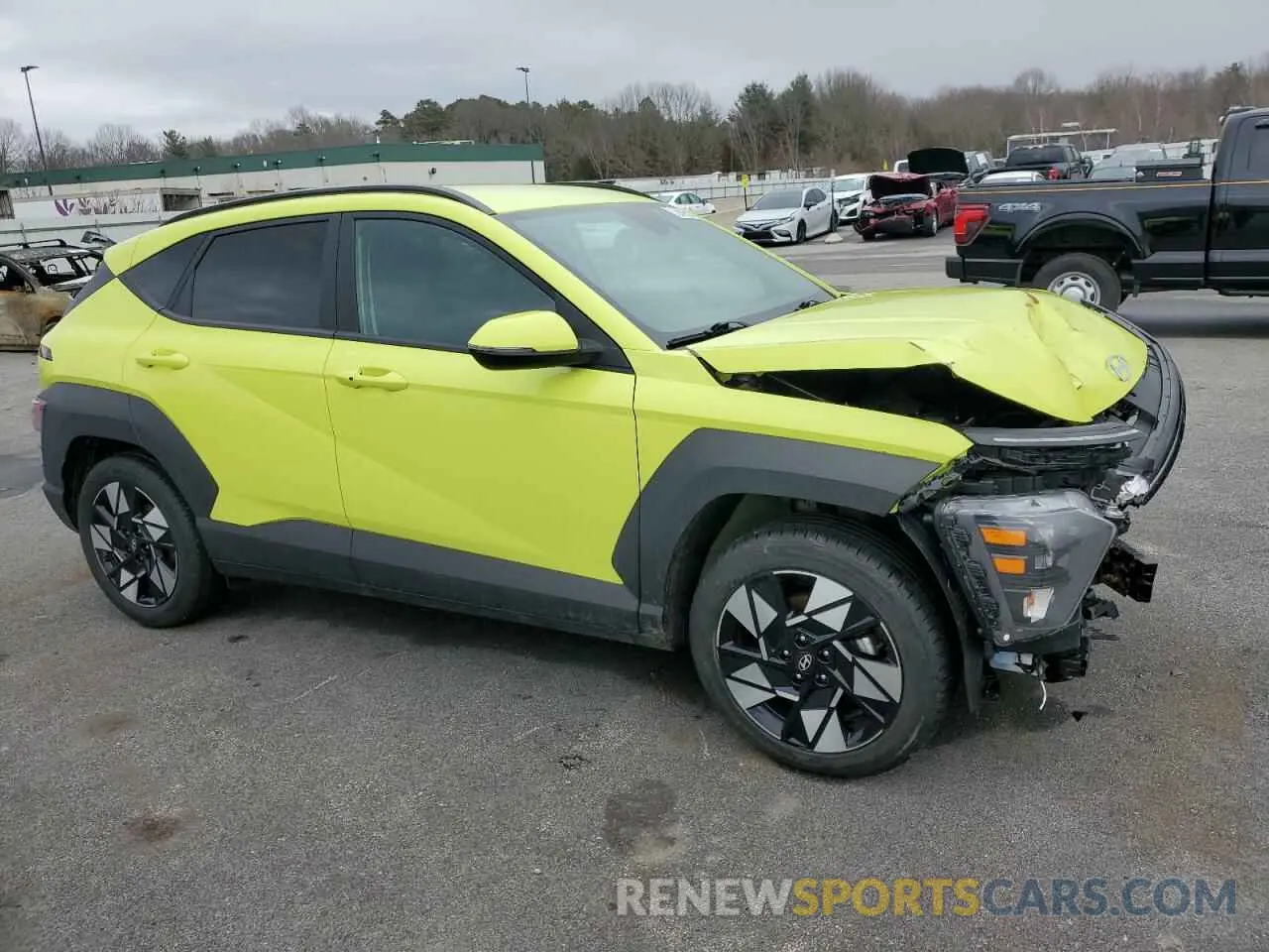 4 Photograph of a damaged car KM8HB3ABXRU118881 HYUNDAI KONA 2024