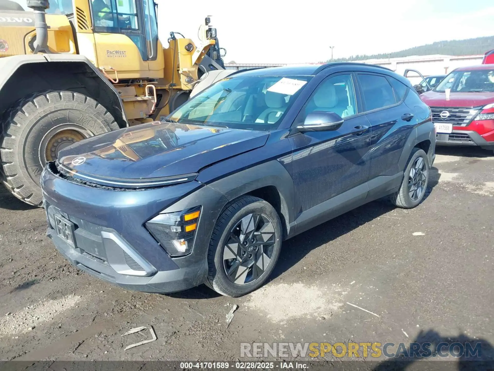 2 Photograph of a damaged car KM8HB3ABXRU184590 HYUNDAI KONA 2024