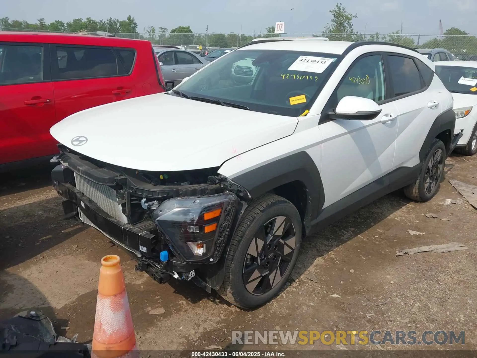 2 Photograph of a damaged car KM8HBCAB0RU057721 HYUNDAI KONA 2024