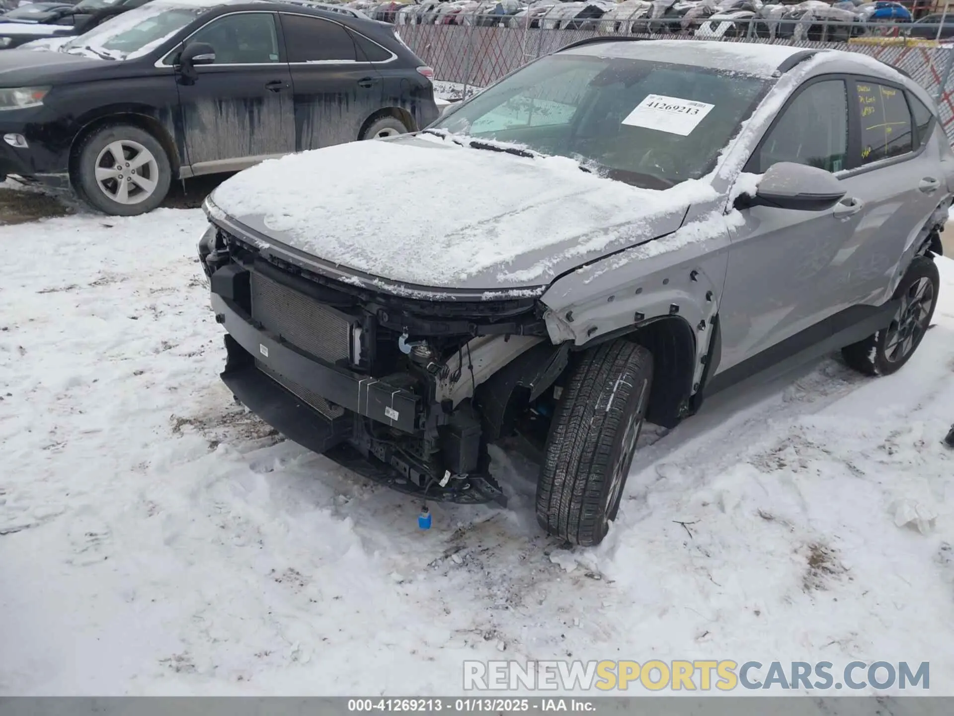 2 Photograph of a damaged car KM8HBCAB0RU069688 HYUNDAI KONA 2024