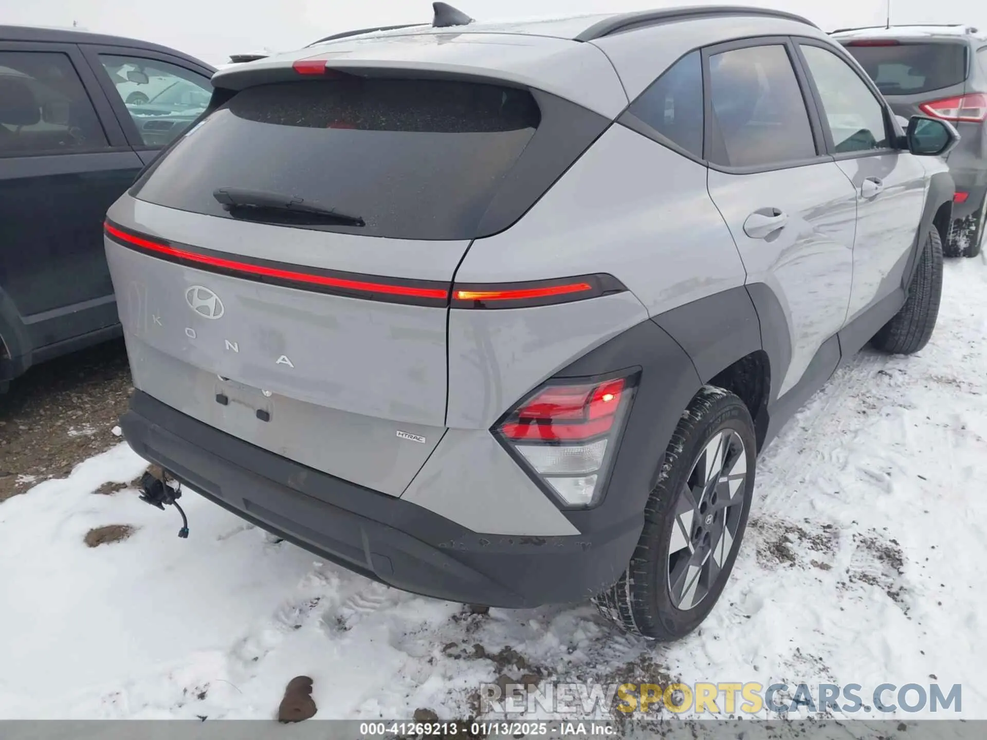 4 Photograph of a damaged car KM8HBCAB0RU069688 HYUNDAI KONA 2024