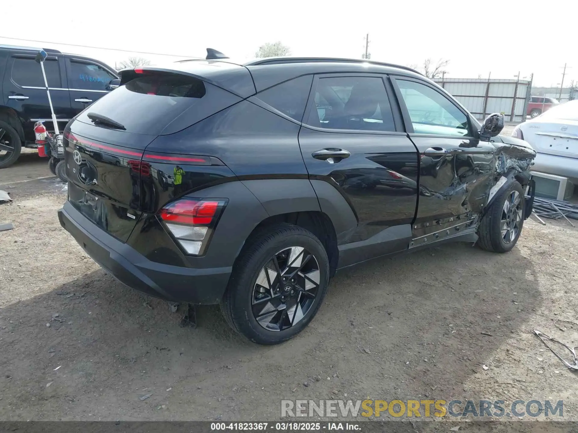 4 Photograph of a damaged car KM8HBCAB0RU075619 HYUNDAI KONA 2024